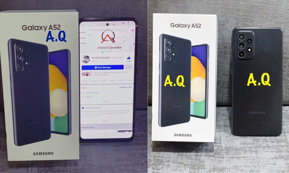 Live images of Samsung Galaxy A52 leaks for the first time ...