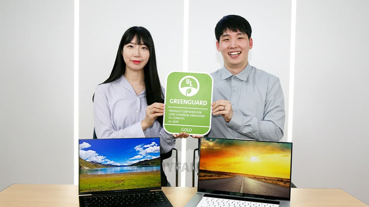 Samsung Galaxy Book Pro features world's first 'Green Guard Gold ...