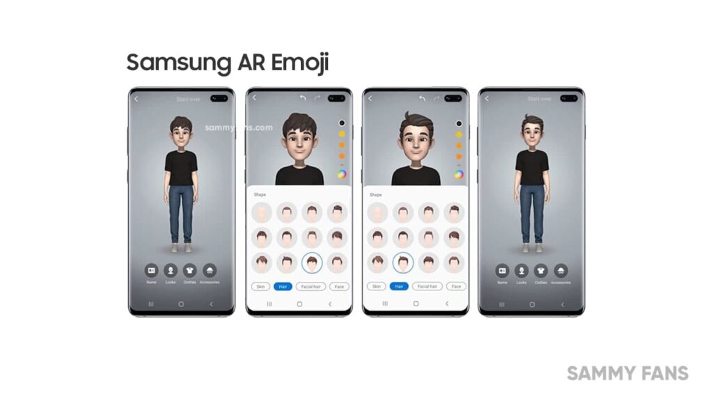 Hefty Samsung Ar Emoji Editor Update Improves Costume Designer Fixes Bugs Sammy Fans 7236