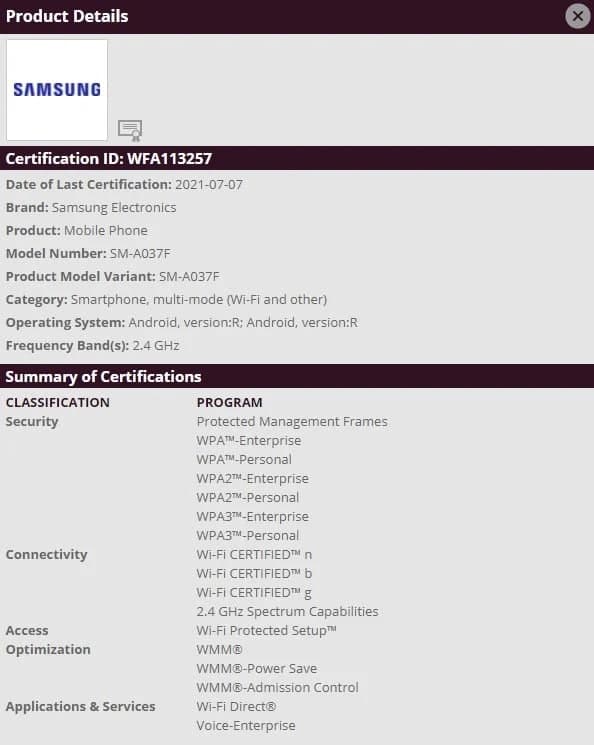 Galaxy M51 appears on WiFi Alliance for certification, launch