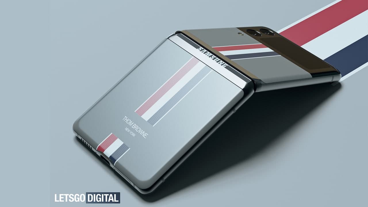 Stunning Samsung Galaxy Z Flip 3 Thom Browne Edition concept