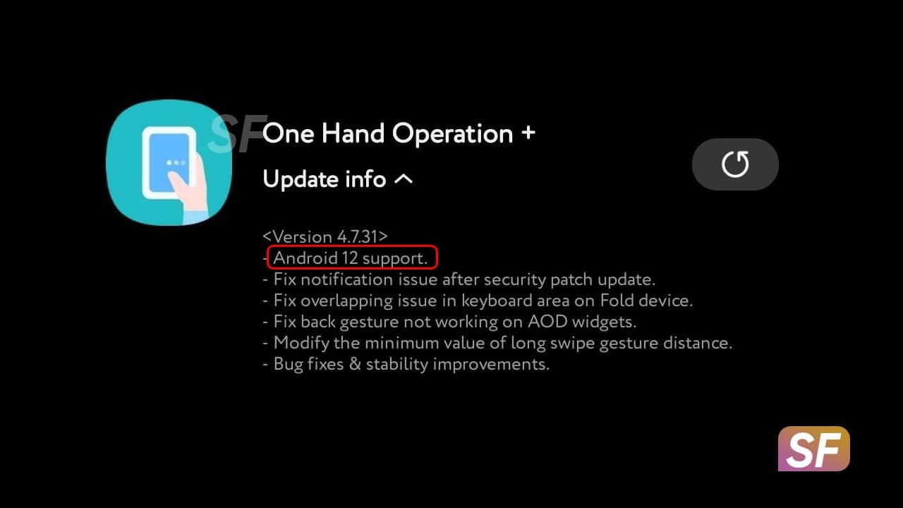 Android 12 Support Good Lock One Hand Operation Plus