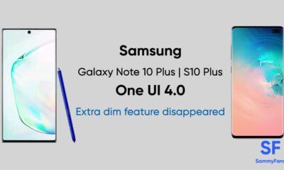 Samsung Galaxy Note 10+ S10+ dim feature disappeared