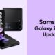 Samsung Galaxy Z Flip 3 updates