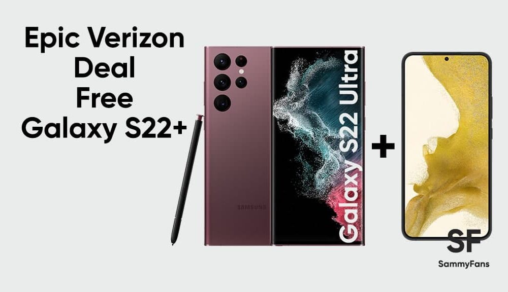 verizon free s22 ultra