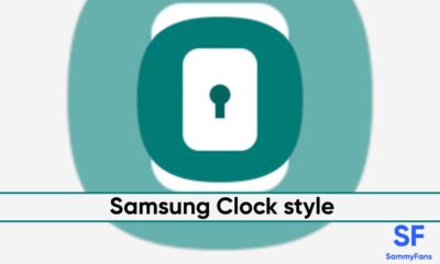 Samsung Clock Style update new update