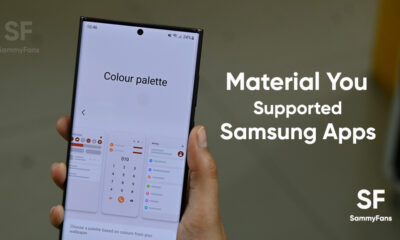 Samsung Android 12 Dynamic Theming apps
