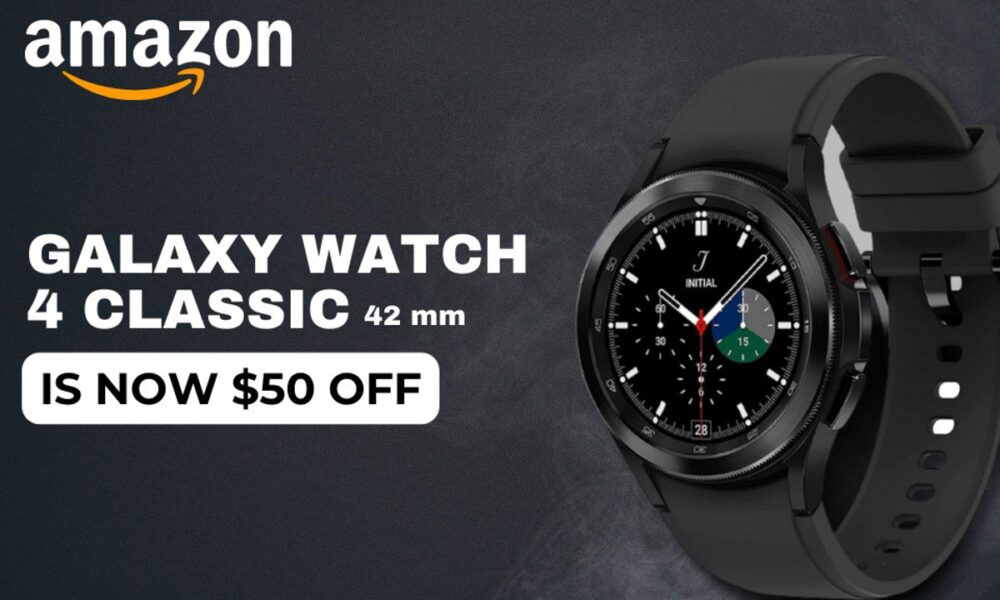 Amazon bringing $50 off on Samsung Galaxy Watch 4 Classic 42mm