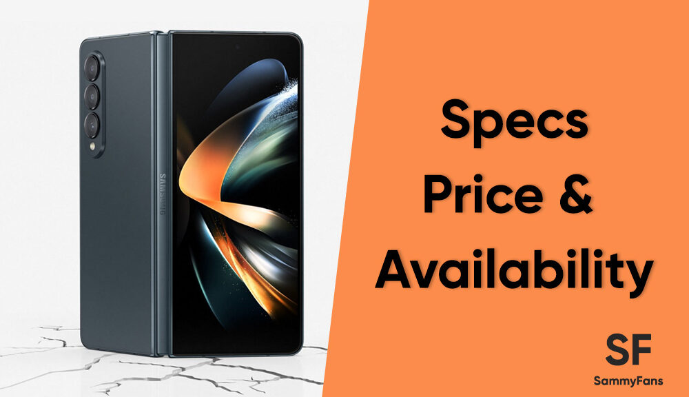 Samsung Galaxy Z Fold 4 - Price in India, Specifications
