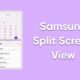 Samsung Split Screen View