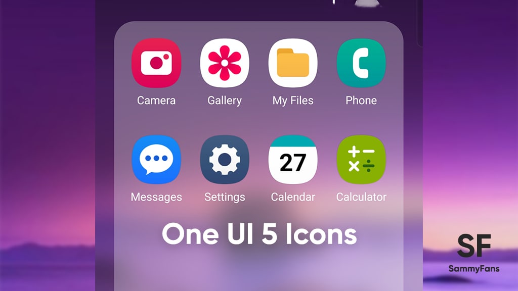 Samsung One UI 5.0 App Icons Android 13 là một tính năng độc đáo giúp tạo ra những biểu tượng ứng dụng đẹp mắt và dễ thương. Xem ngay hình ảnh liên quan để tìm hiểu thêm về tính năng này và cách sử dụng nhé!