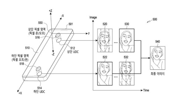 Samsung dual-UDC smartphone