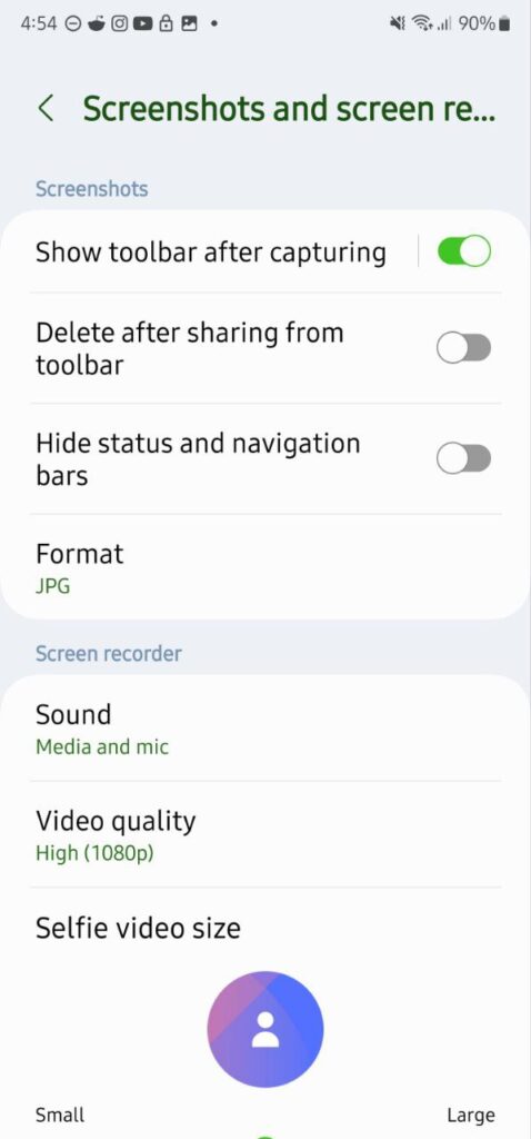 Samsung S21 One UI 5.0 Advanced features