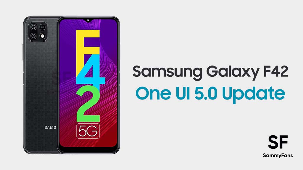 Samsung F42 One UI 5.0 Update