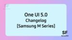 Samsung M series One UI 5.0 Changelog