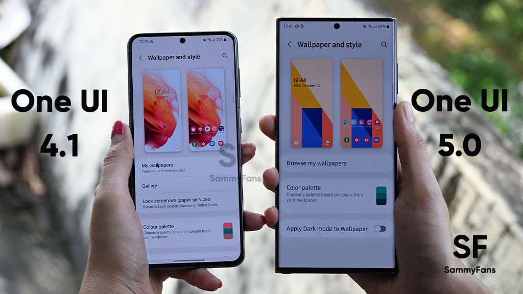 Sự ra đời của One UI 5.0 so với One UI 4.1 đã mang đến nhiều thay đổi thú vị cho màn hình của Samsung. Ở phần Samsung Wallpaper và Style, những hình nền màu sắc tươi vui cùng phong cách độc đáo sẽ khiến bạn phải trầm trồ. Hãy xem hình để cùng khám phá những điều mới mẻ trên chiếc điện thoại của bạn.