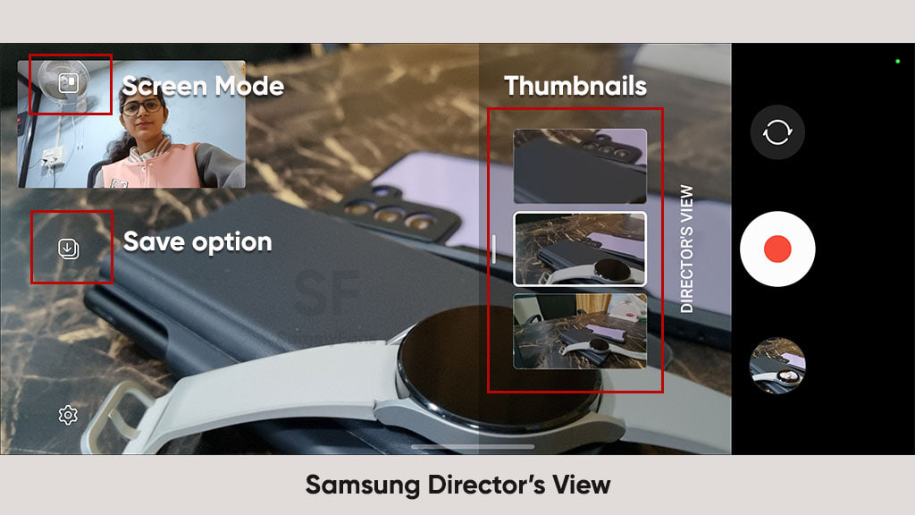 Samsung Galaxy S23 Director's View 