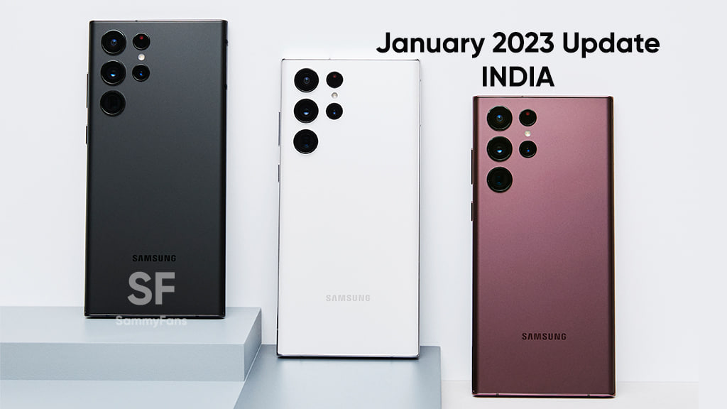 Samsung Galaxy S22 January 2023 update India