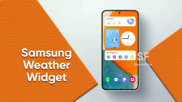 Enhance your Samsung Weather Widget through March 2023 update - Sammy Fans