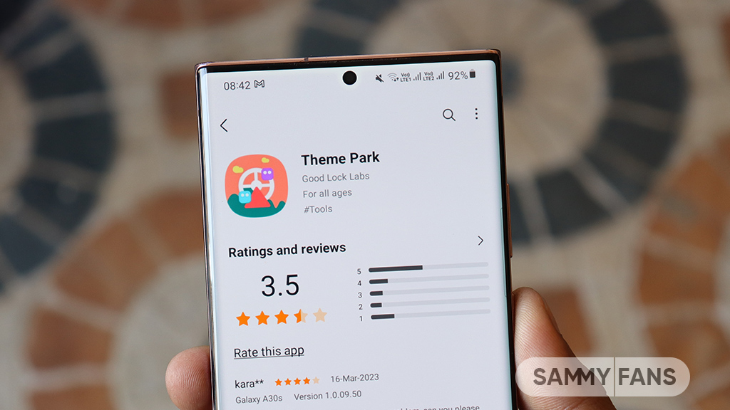 Samsung Theme Park May 2024 update