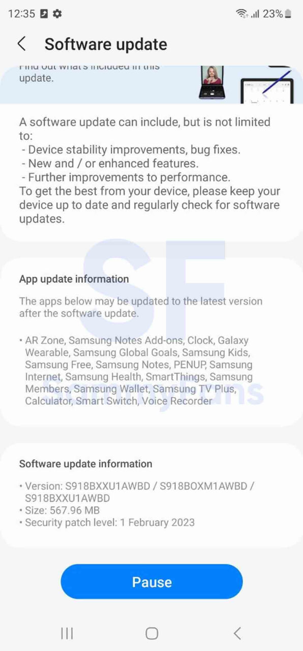 Samsung Galaxy S23 update: All the latest software updates in one place