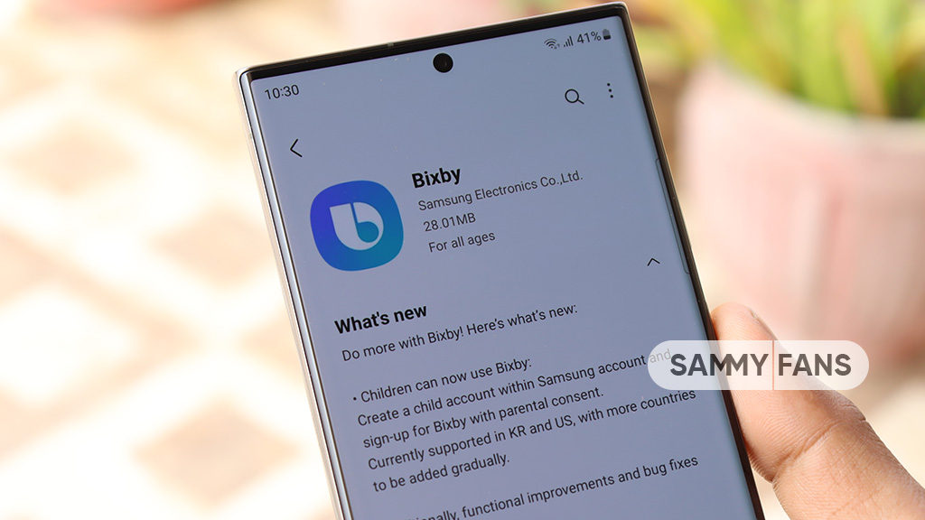 Samsung Bixby Wear OS update
