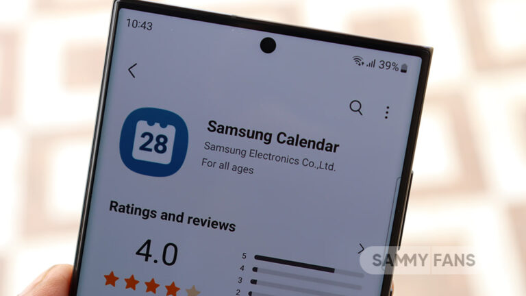 Samsung Calendar widget issue fix