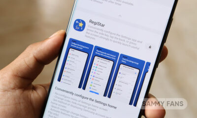 Samsung RegiStar back tap One UI 7 feature