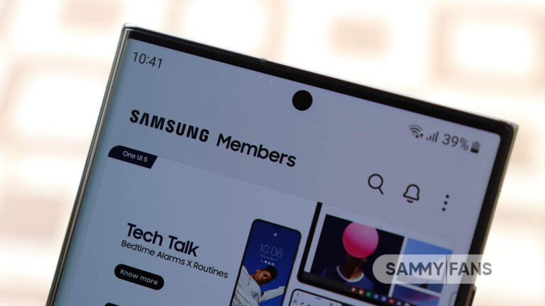 Samsung Members One UI 7 Beta update