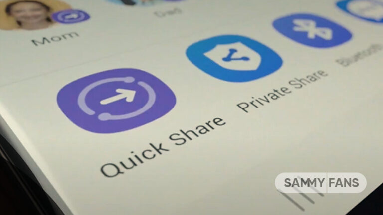 Samsung Quick Share Connectivity update