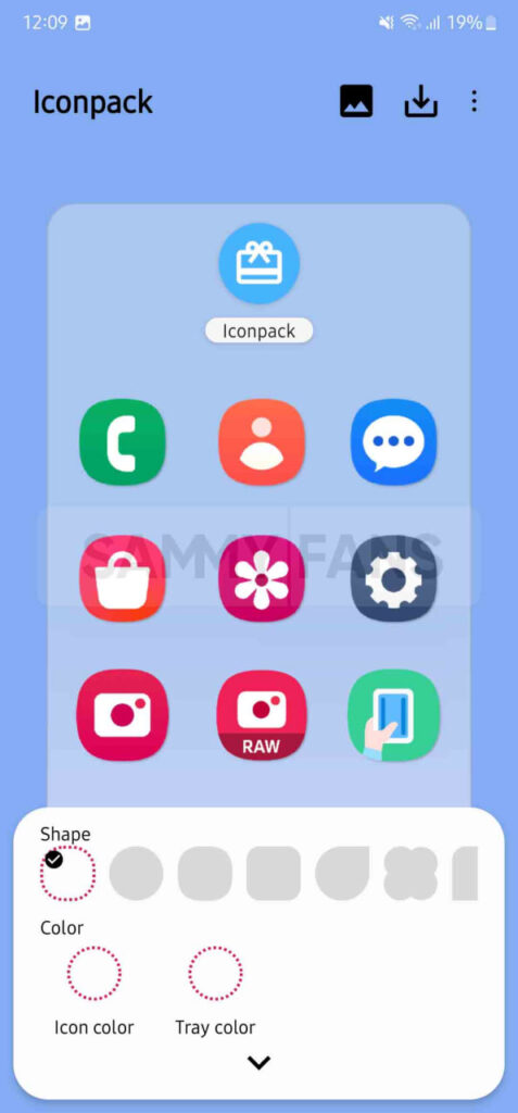 Samsung iOS icons