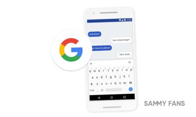 Gboard Undo button