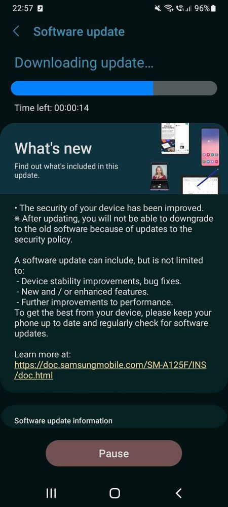 Samsung Galaxy A12 June 2023 update