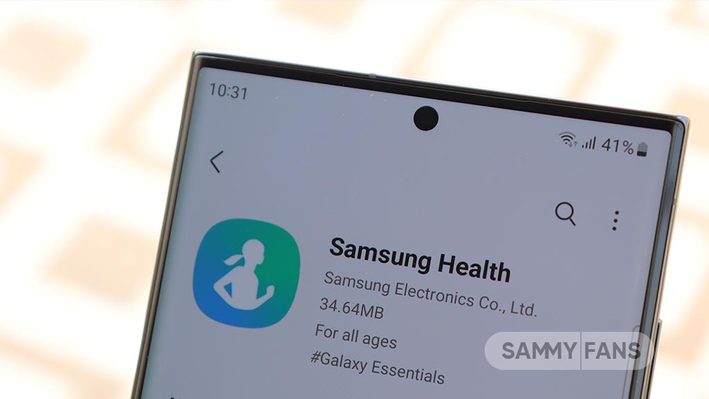 Samsung Health Medications tracking feature
