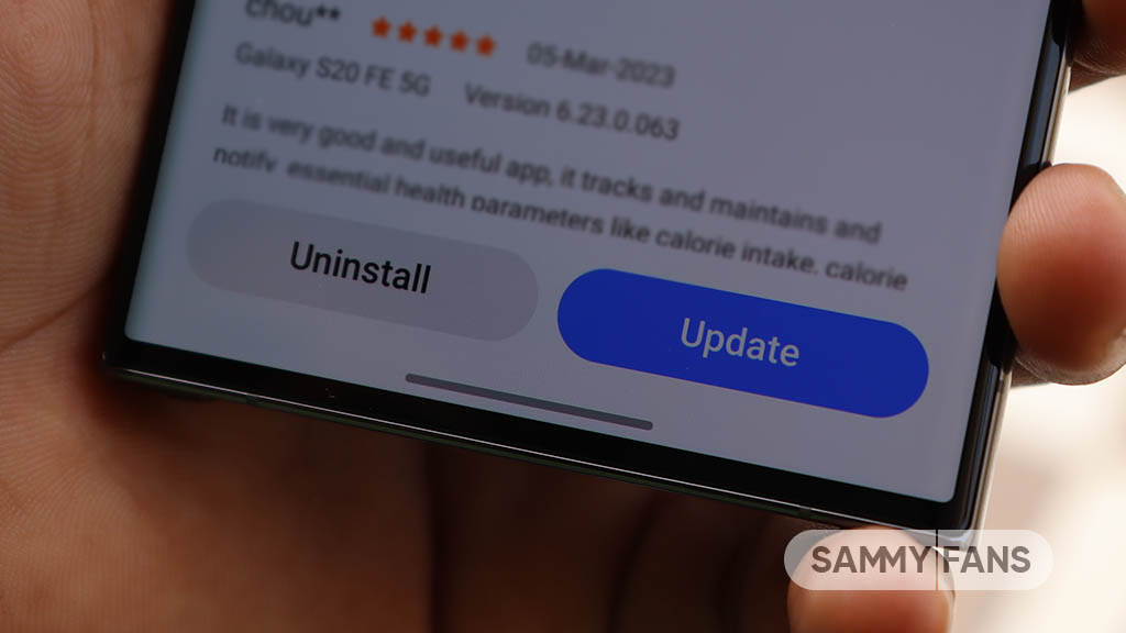 Samsung App Update