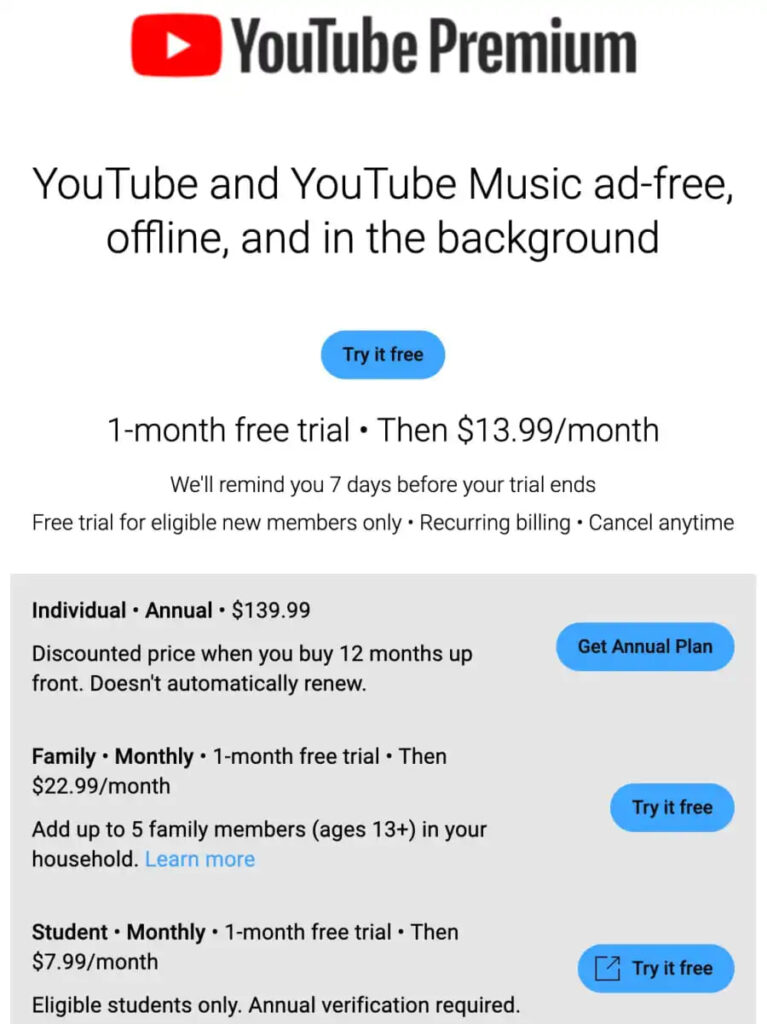 YouTube Premium gets more expensive Pay more or watch ads Sammy Fans