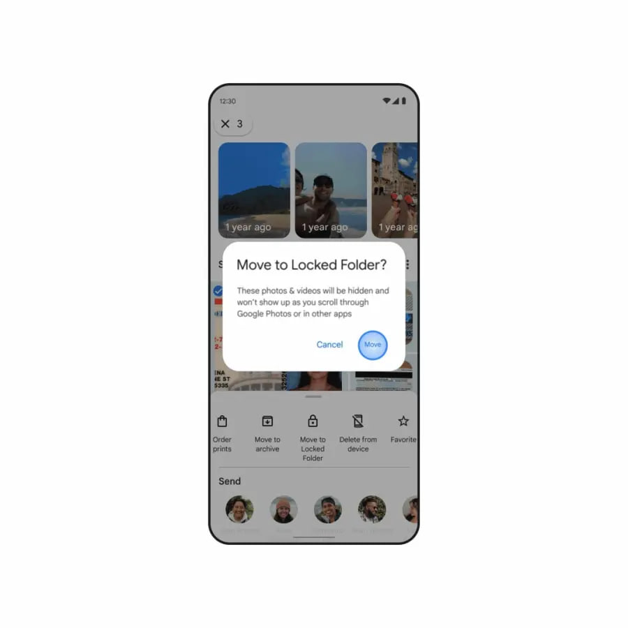 Google Photos Locked folder