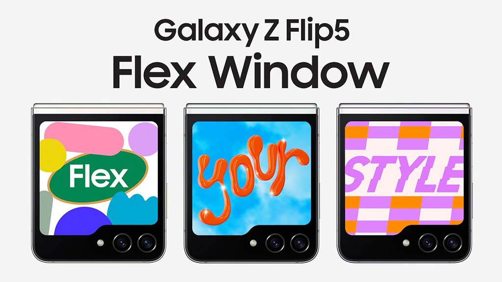 Samsung Galaxy Z Flip 5 Flex Window