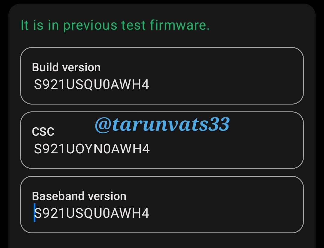 Samsung Galaxy S24 One UI 6.1 Firmware