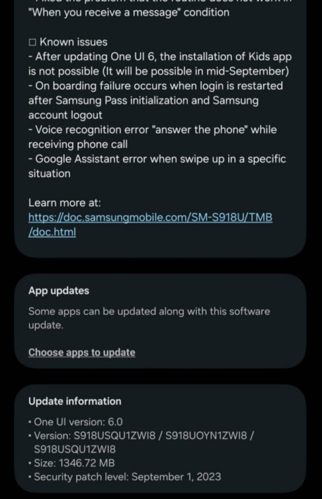 Samsung One UI 6 beta 3