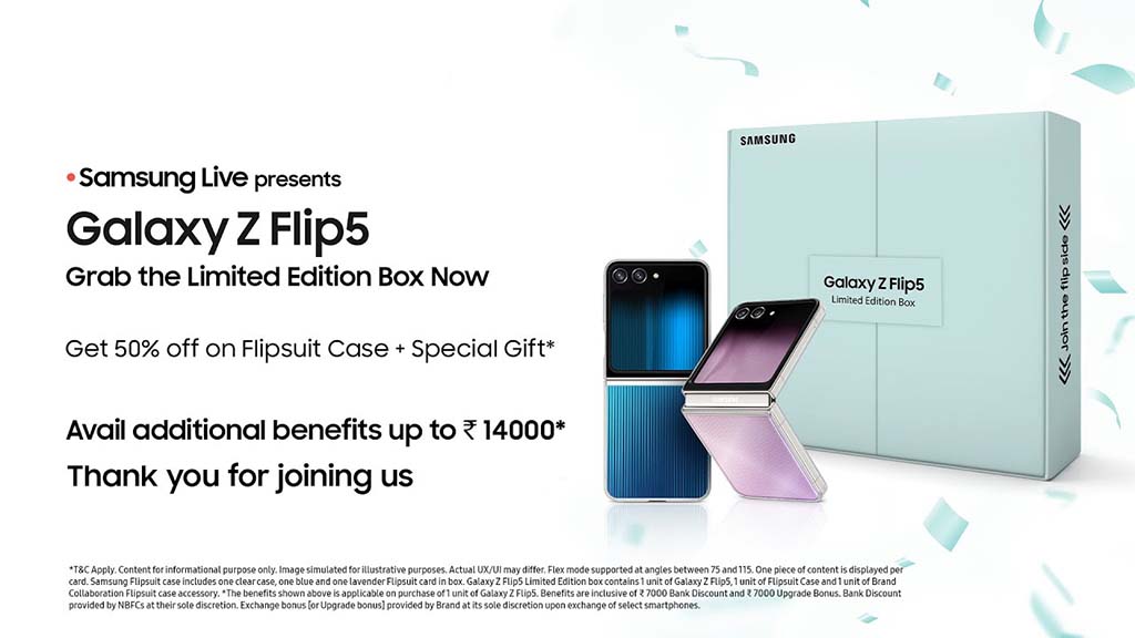 Samsung Galaxy Z Flip 5 now on sale in India: 5 reasons to buy