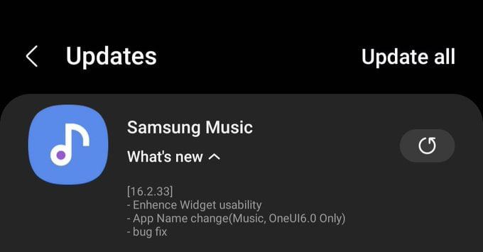 Samsung Music One UI 6