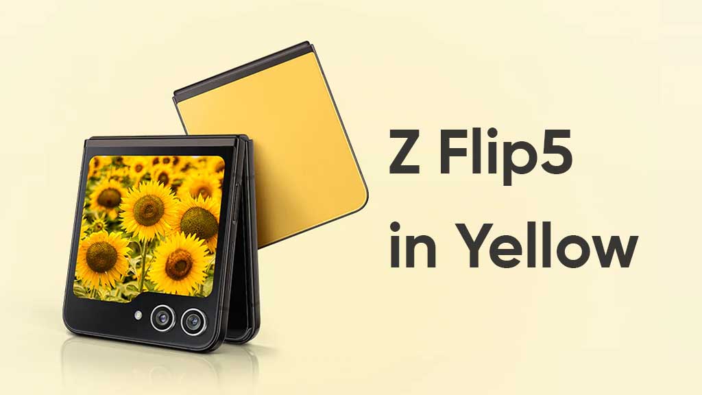 Samsung Galaxy Z Flip 5 Yellow