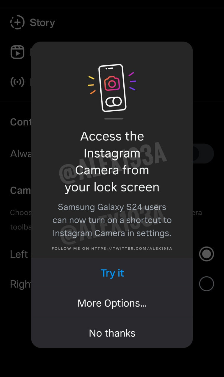 one-ui-6-1-galaxy-s24-s-instagram-camera-lockscreen-shortcut-revealed