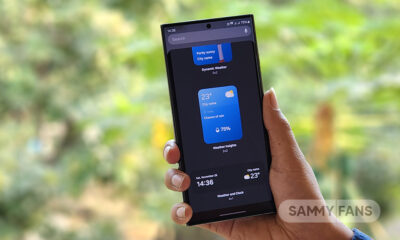 Samsung Weather Widget January 2024 update