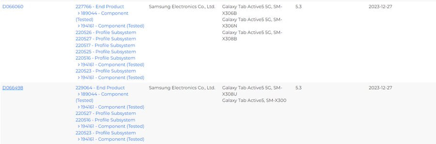 Samsung Galaxy Tab Active 5