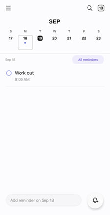 samsung One UI 6.0 Calendar app