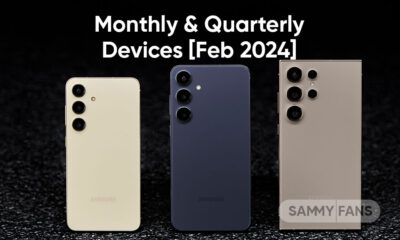 Samsung February 2024 devices list
