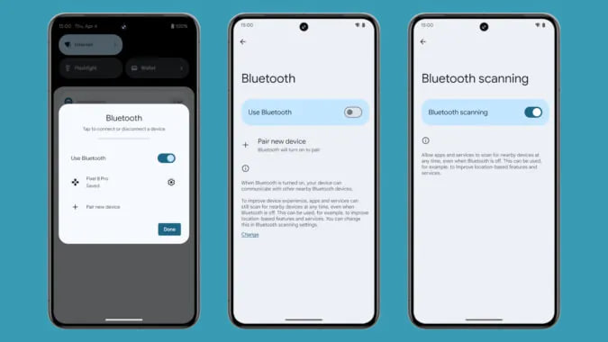 Android 15 Bluetooth turn on feature