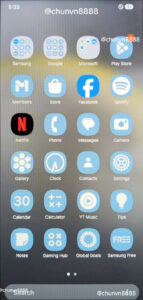 Samsung One UI 7 App drawer